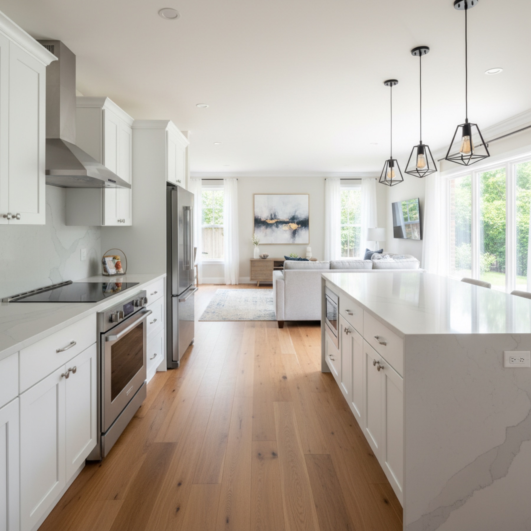 Finished kitchen