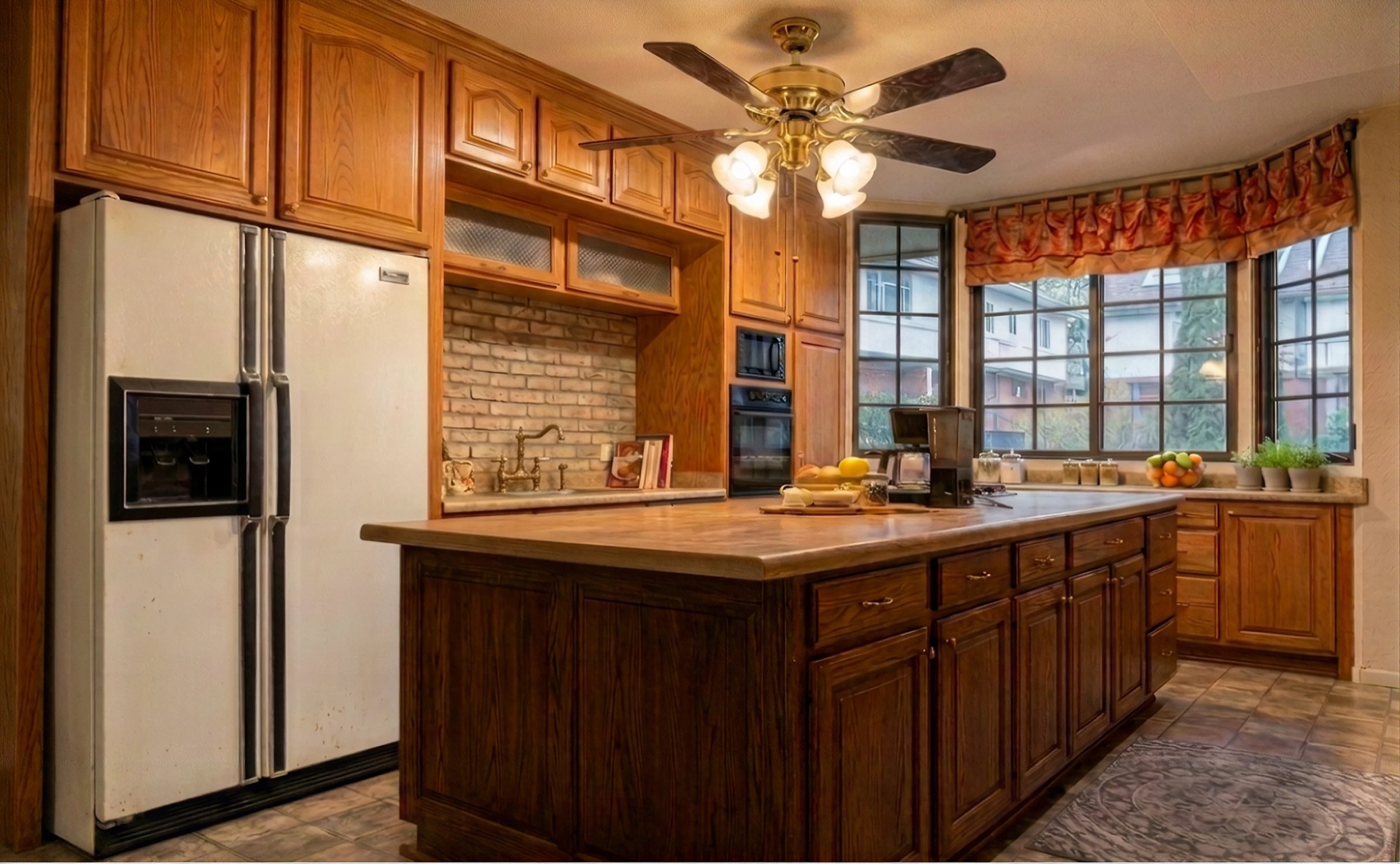 Kitchen before the remodel